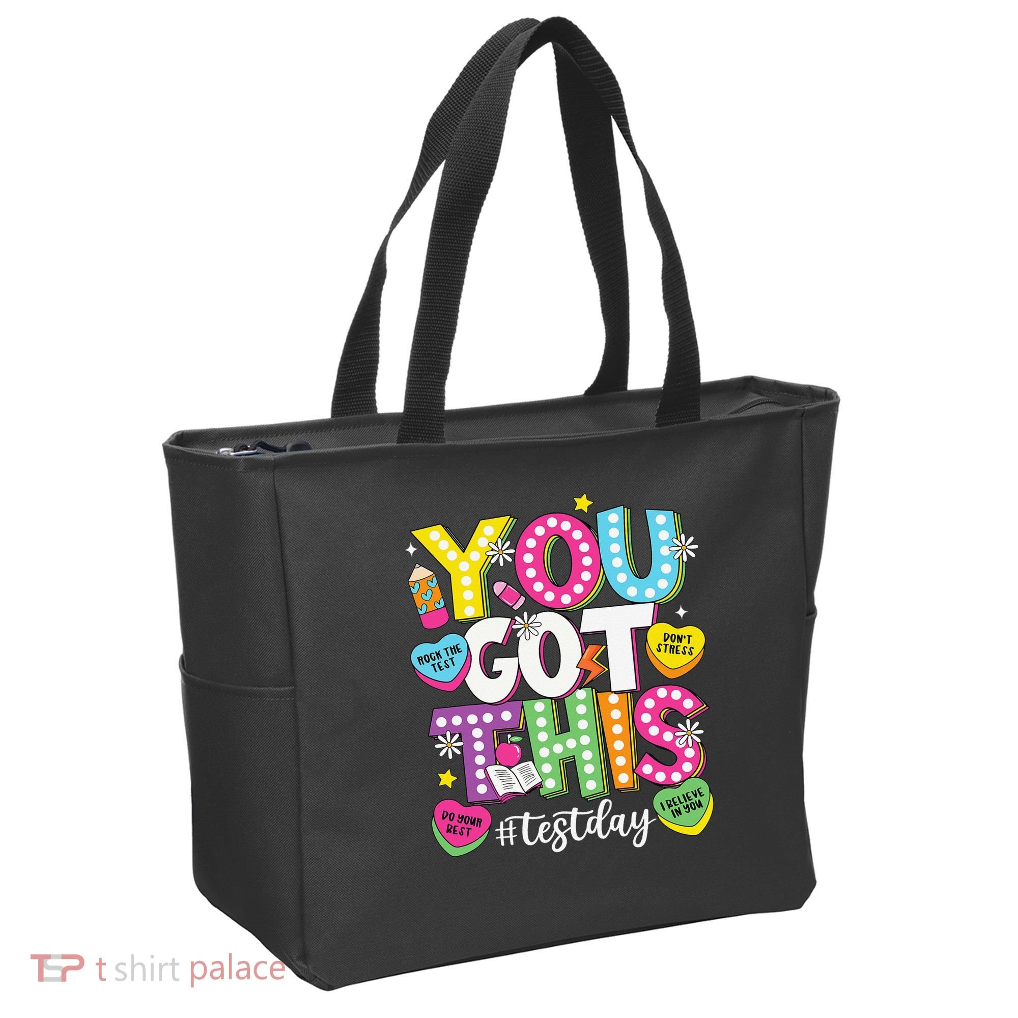 Test Day Rock The Test You Got This Teacher Test Testing Tote Bag