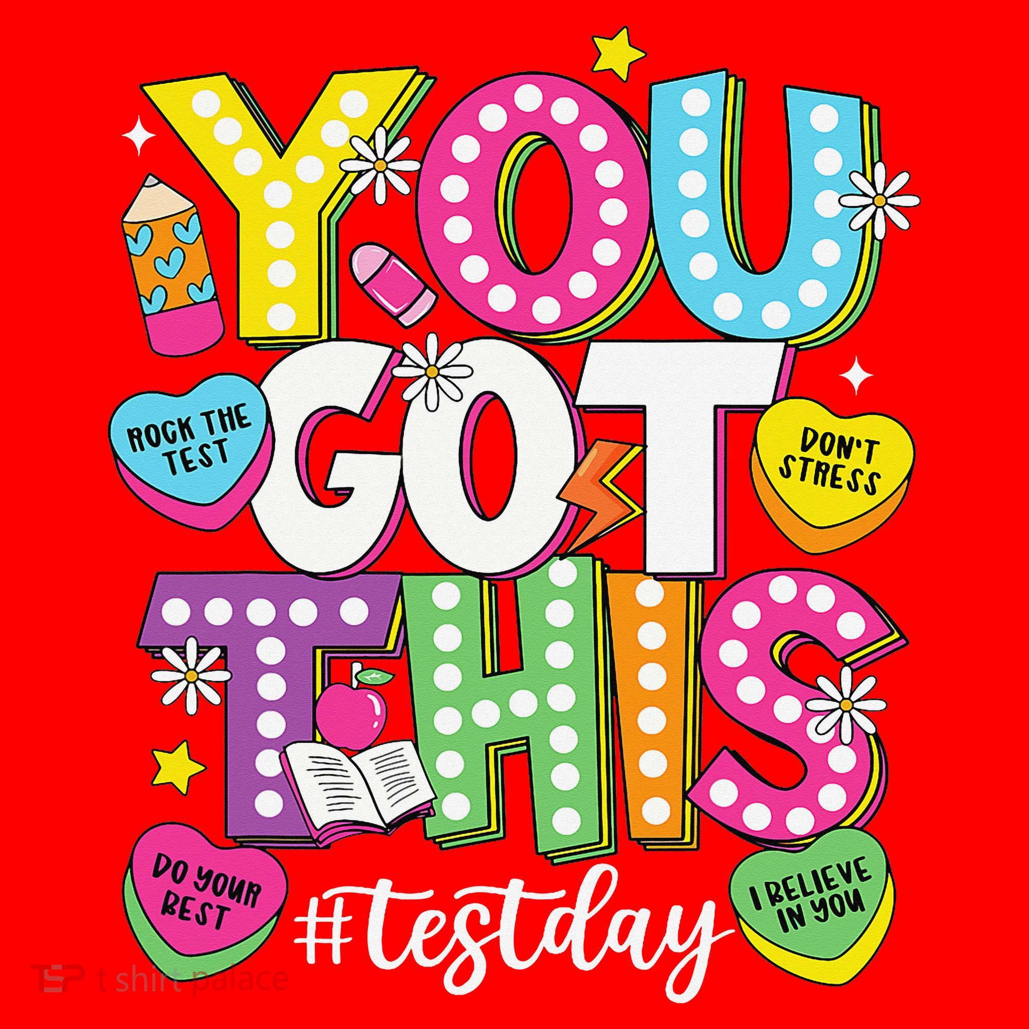 Test Day Rock The Test You Got This Teacher Test Testing Santa Hat
