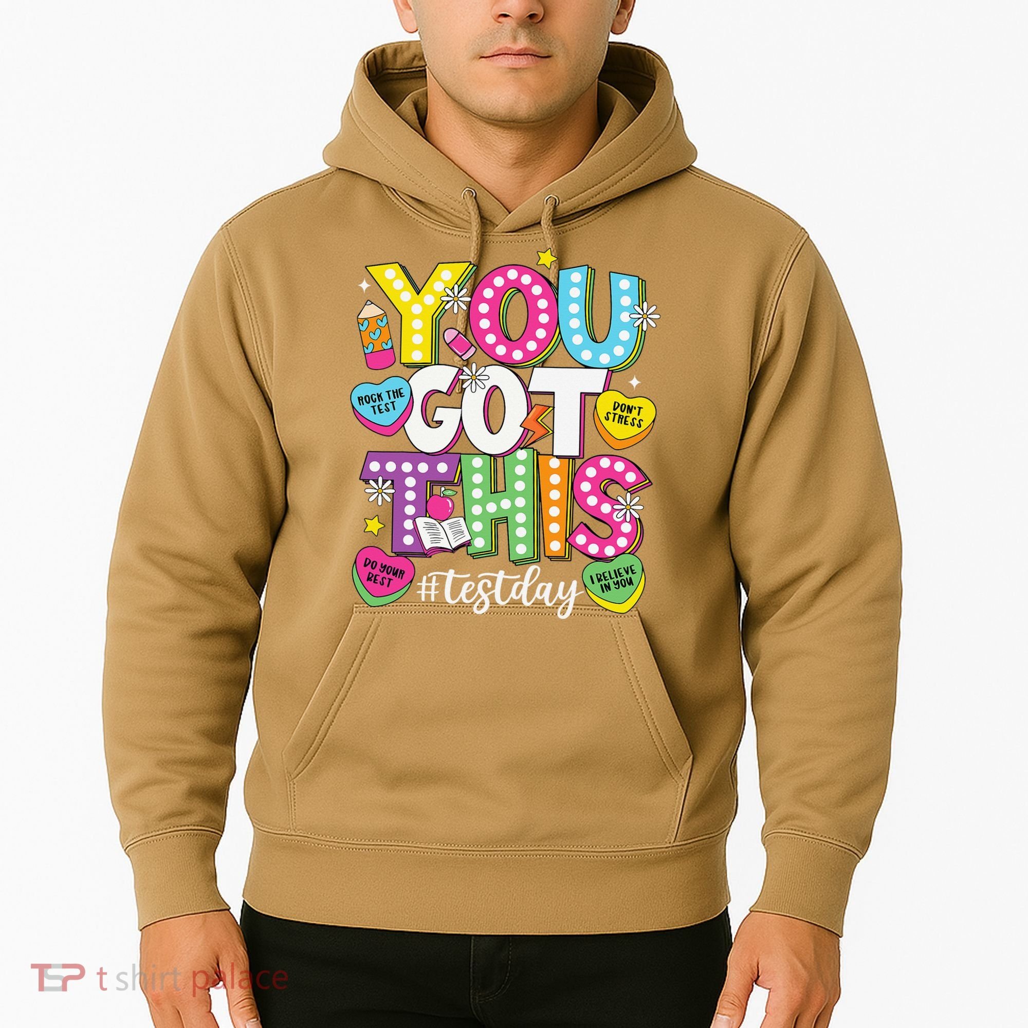 Test Day Rock The Test You Got This Teacher Test Testing Hoodie