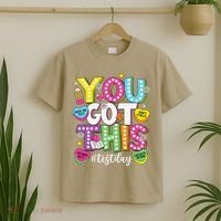 Test Day Rock The Test You Got This Teacher Test Testing T-Shirt thumb 2