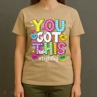 Test Day Rock The Test You Got This Teacher Test Testing T-Shirt thumb 4