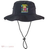 Test Day Rock The Test Just Do Your Best Teacher Testing Bucket Hat thumb 0