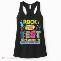 Test Day Rock The Test Just Do Your Best Teacher Testing Women's Tank Top thumb 0