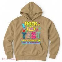 Test Day Rock The Test Just Do Your Best Teacher Testing Hoodie thumb 0