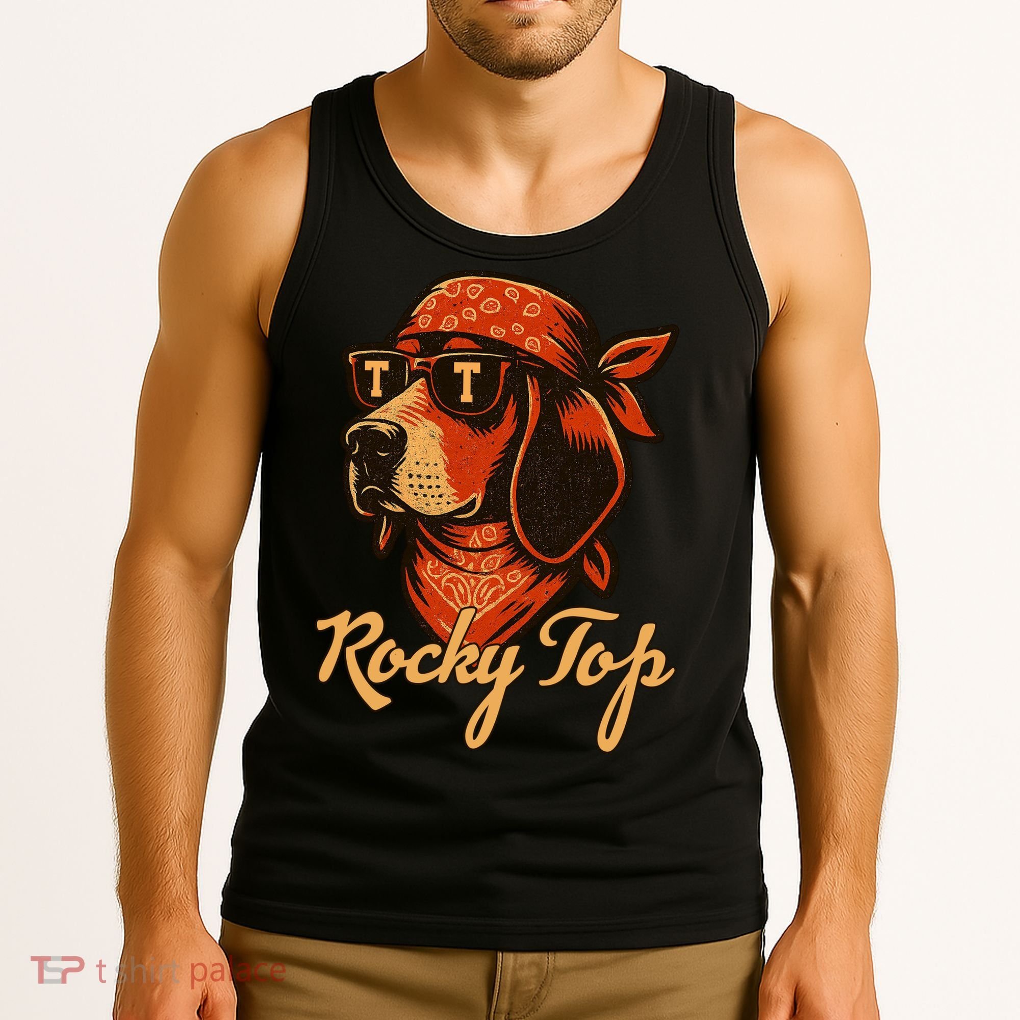 Tennessee Dog Rocky Top Fan Tank Top