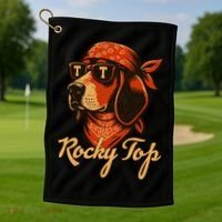 Tennessee Dog Rocky Top Fan Golf Towel thumb 1