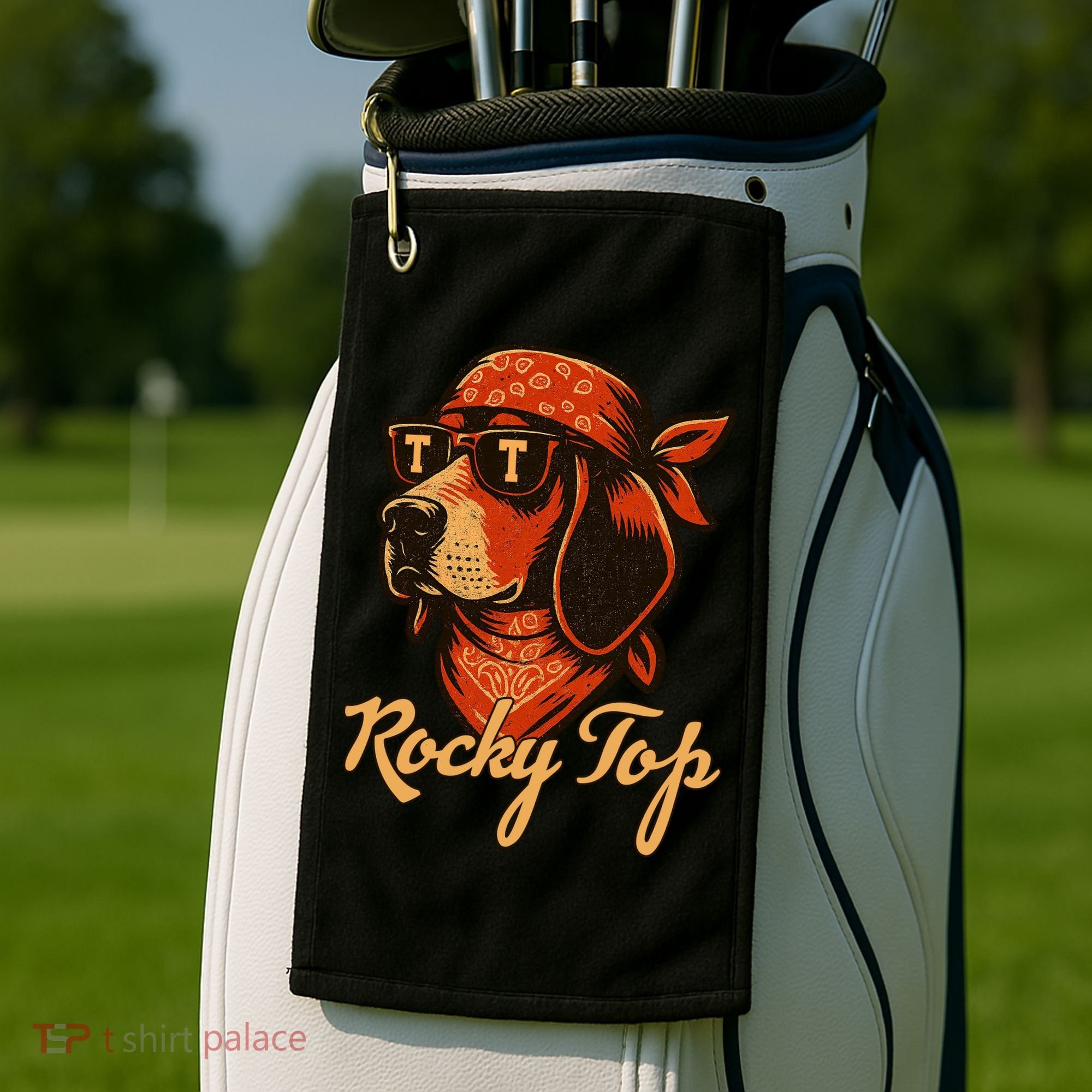 Tennessee Dog Rocky Top Fan Golf Towel