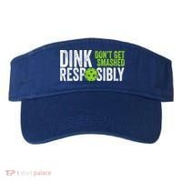 Team Dink Responsibly Dont Get Smashes Funny Pickleball Gift Visor thumb 0
