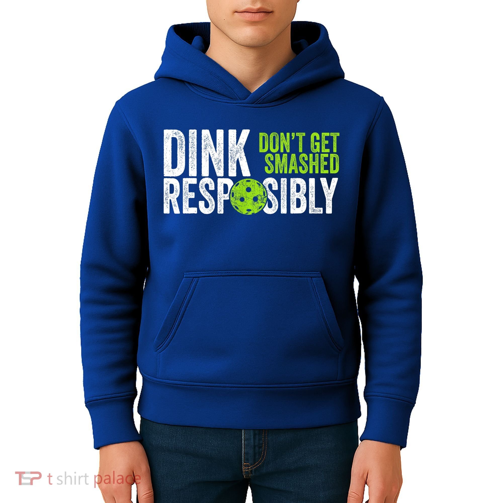 Team Dink Responsibly Dont Get Smashes Funny Pickleball Gift Kids Hoodie