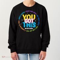 Test Day Rock The Test Teacher Testing Day You Got This  Women's Sweatshirt thumb 0