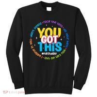 Test Day Rock The Test Teacher Testing Day You Got This  Sweatshirt thumb 0