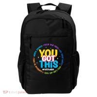 Test Day Rock The Test Teacher Testing Day You Got This  Backpack thumb 0