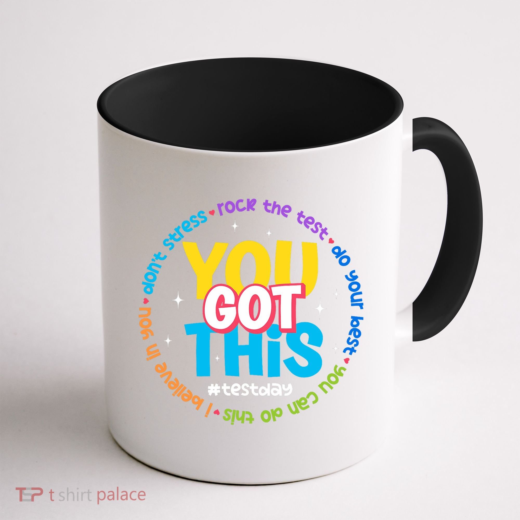 Test Day Rock The Test Teacher Testing Day You Got This  Coffee Mug