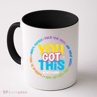 Test Day Rock The Test Teacher Testing Day You Got This  Coffee Mug thumb 0
