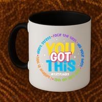 Test Day Rock The Test Teacher Testing Day You Got This  Coffee Mug thumb 2