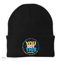 Test Day Rock The Test Teacher Testing Day You Got This  Beanie thumb 0