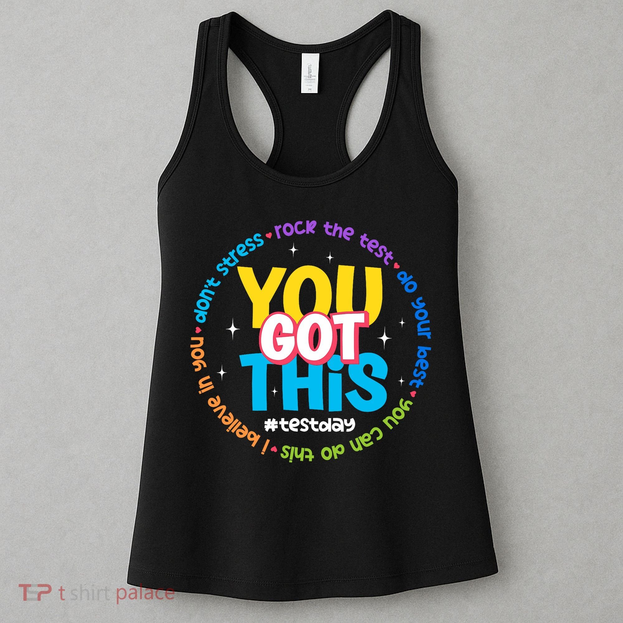 Test Day Rock The Test Teacher Testing Day You Got This  Women's Tank Top