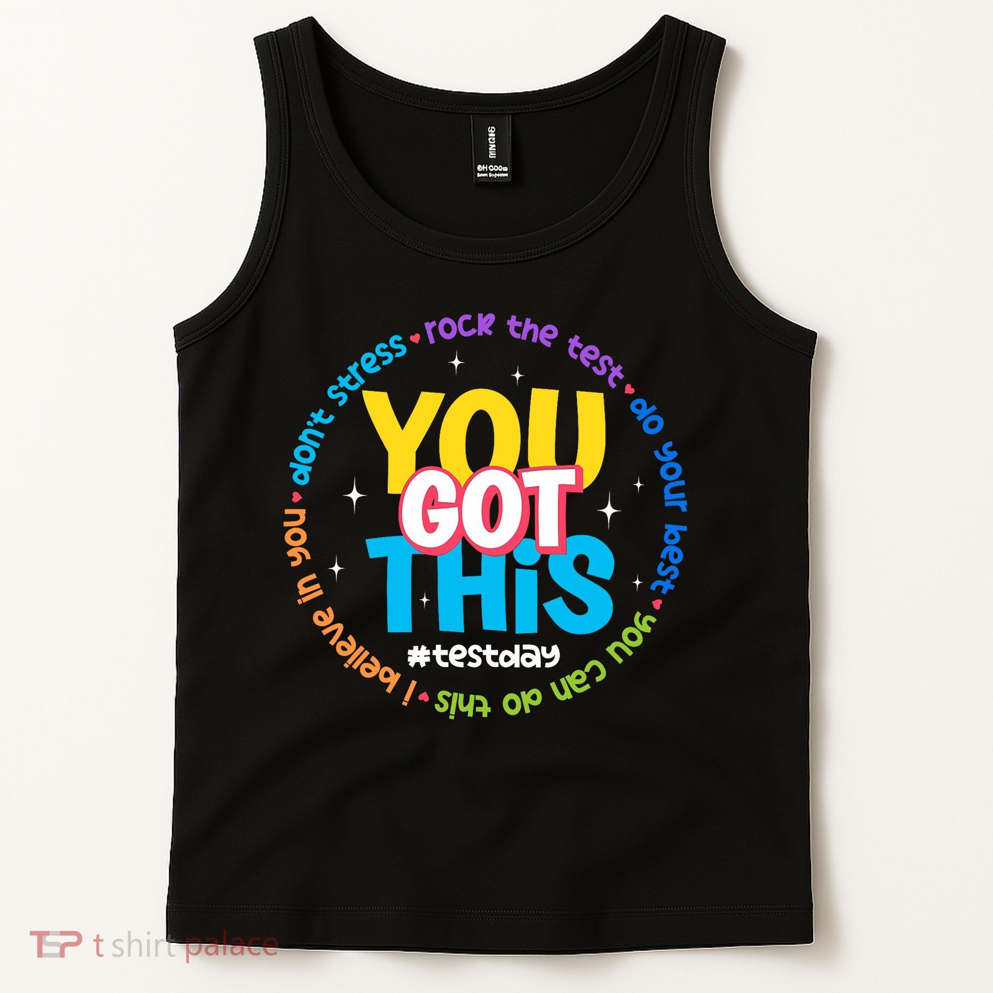 Test Day Rock The Test Teacher Testing Day You Got This  Tank Top