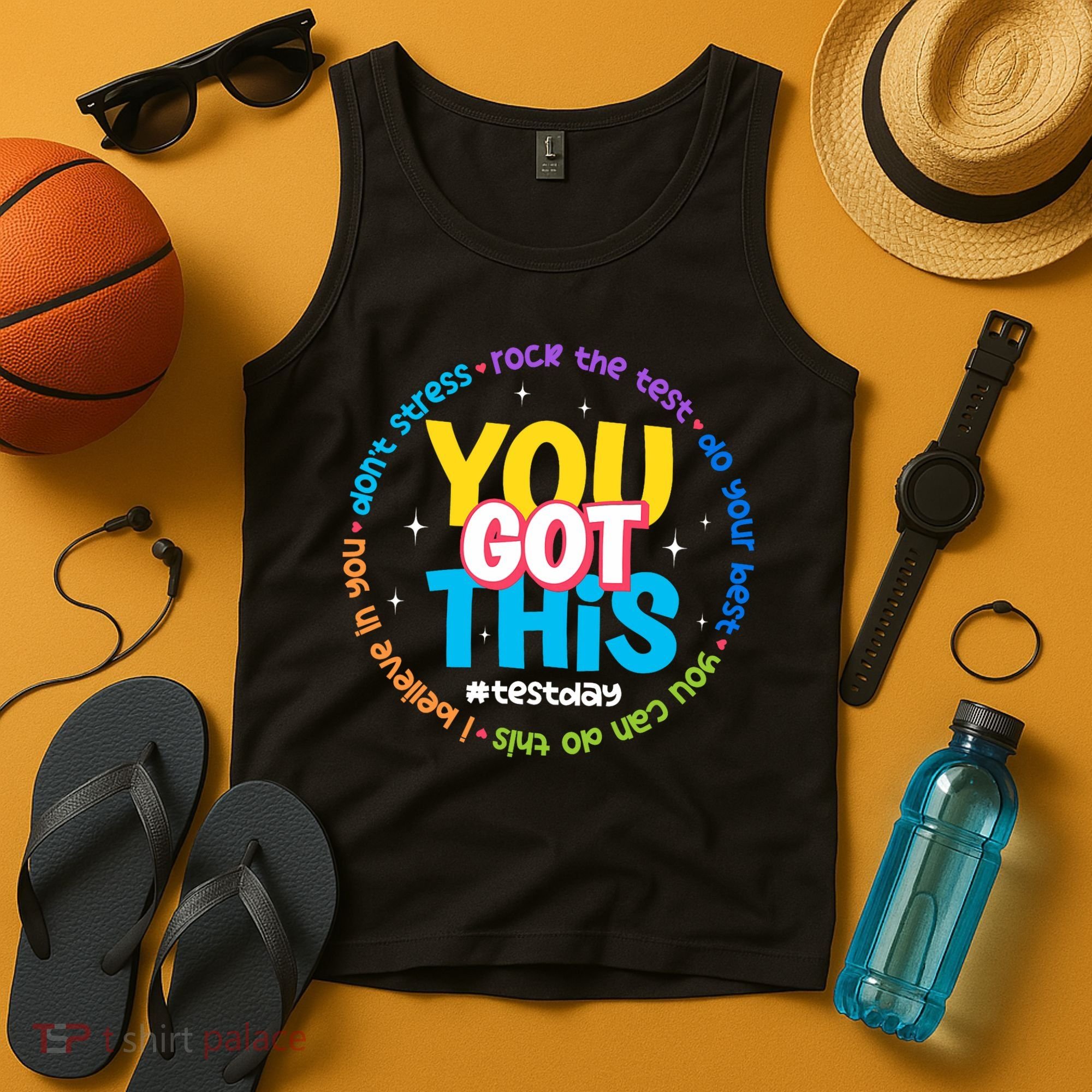 Test Day Rock The Test Teacher Testing Day You Got This  Tank Top