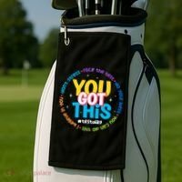Test Day Rock The Test Teacher Testing Day You Got This  Golf Towel thumb 2