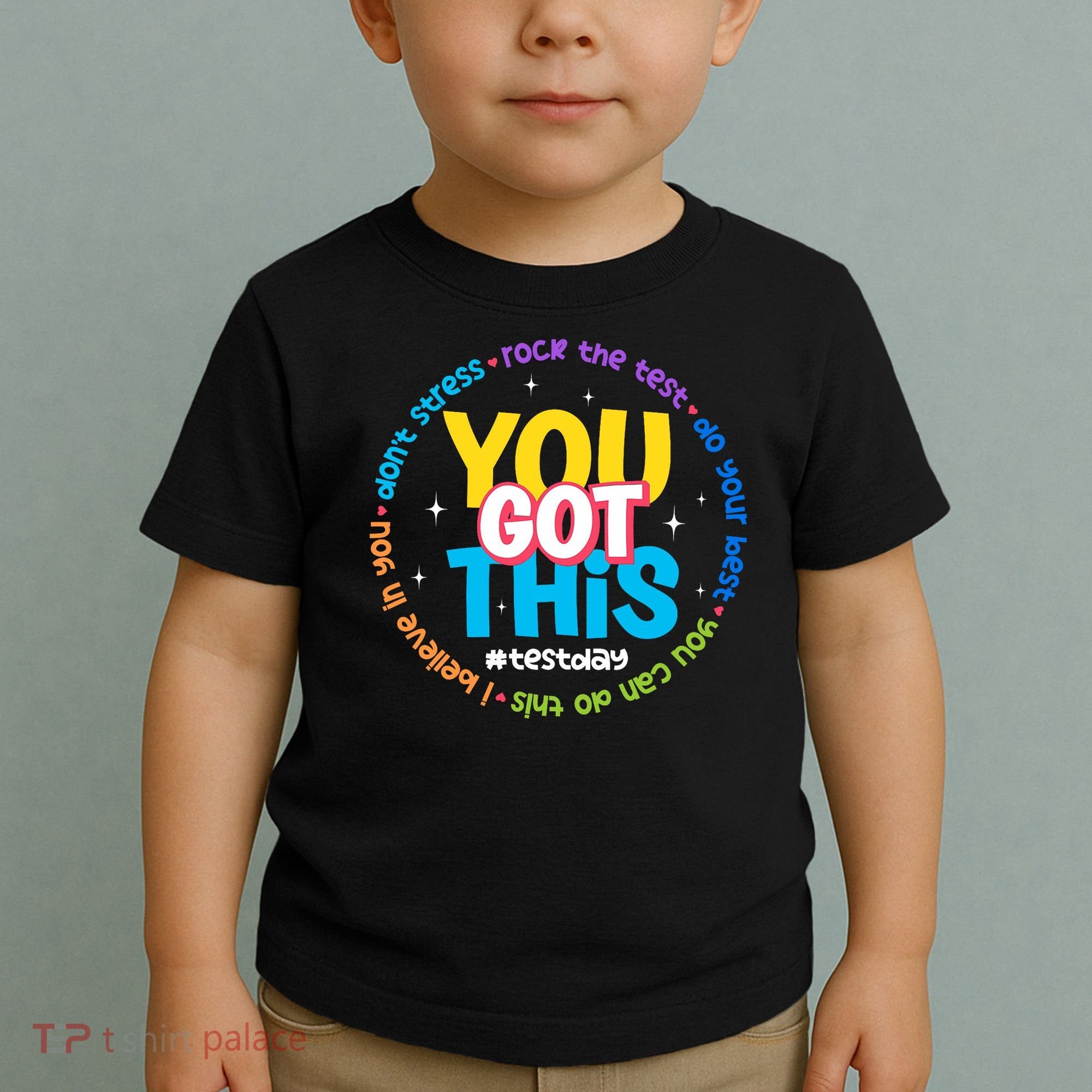 Test Day Rock The Test Teacher Testing Day You Got This  Toddler T-Shirt