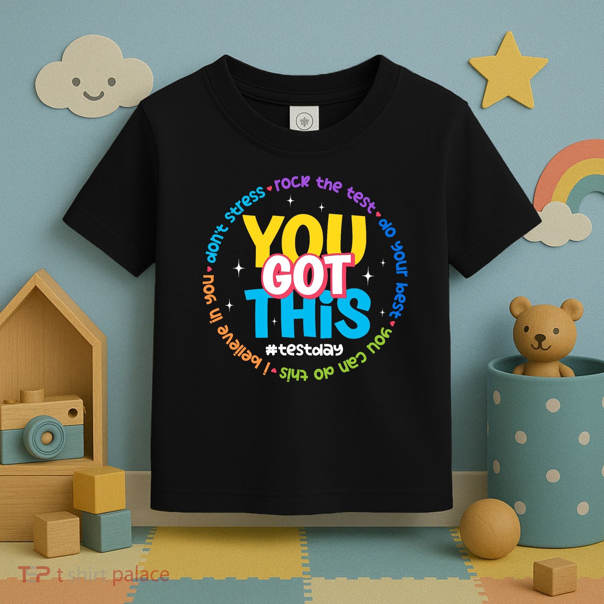Test Day Rock The Test Teacher Testing Day You Got This  Toddler T-Shirt