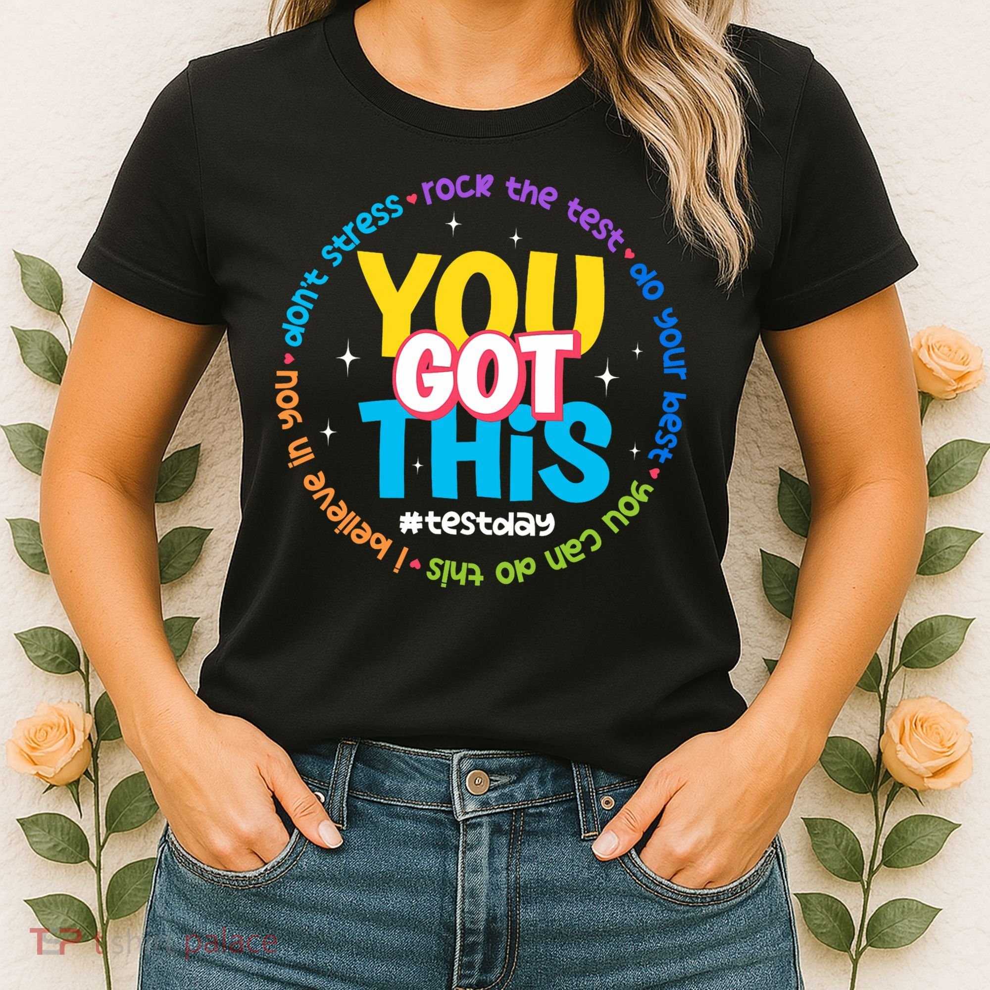 Test Day Rock The Test Teacher Testing Day You Got This  Women's T-Shirt