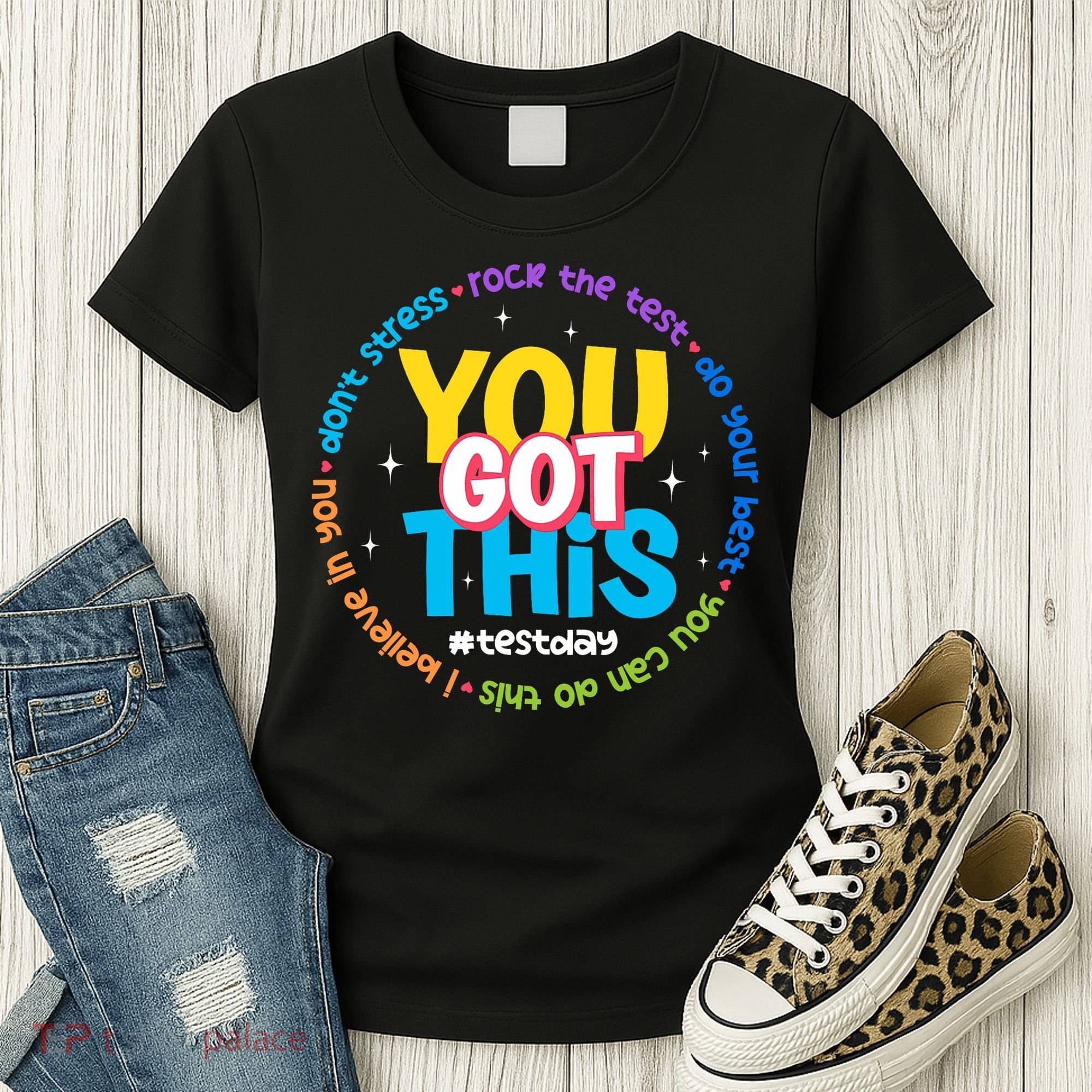 Test Day Rock The Test Teacher Testing Day You Got This  Women's T-Shirt