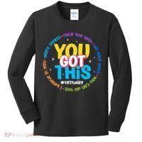 Test Day Rock The Test Teacher Testing Day You Got This  Kids Long Sleeve Shirt thumb 0