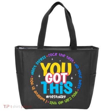 Test Day Rock The Test Teacher Testing Day You Got This  Tote Bag