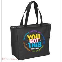 Test Day Rock The Test Teacher Testing Day You Got This  Tote Bag thumb 2