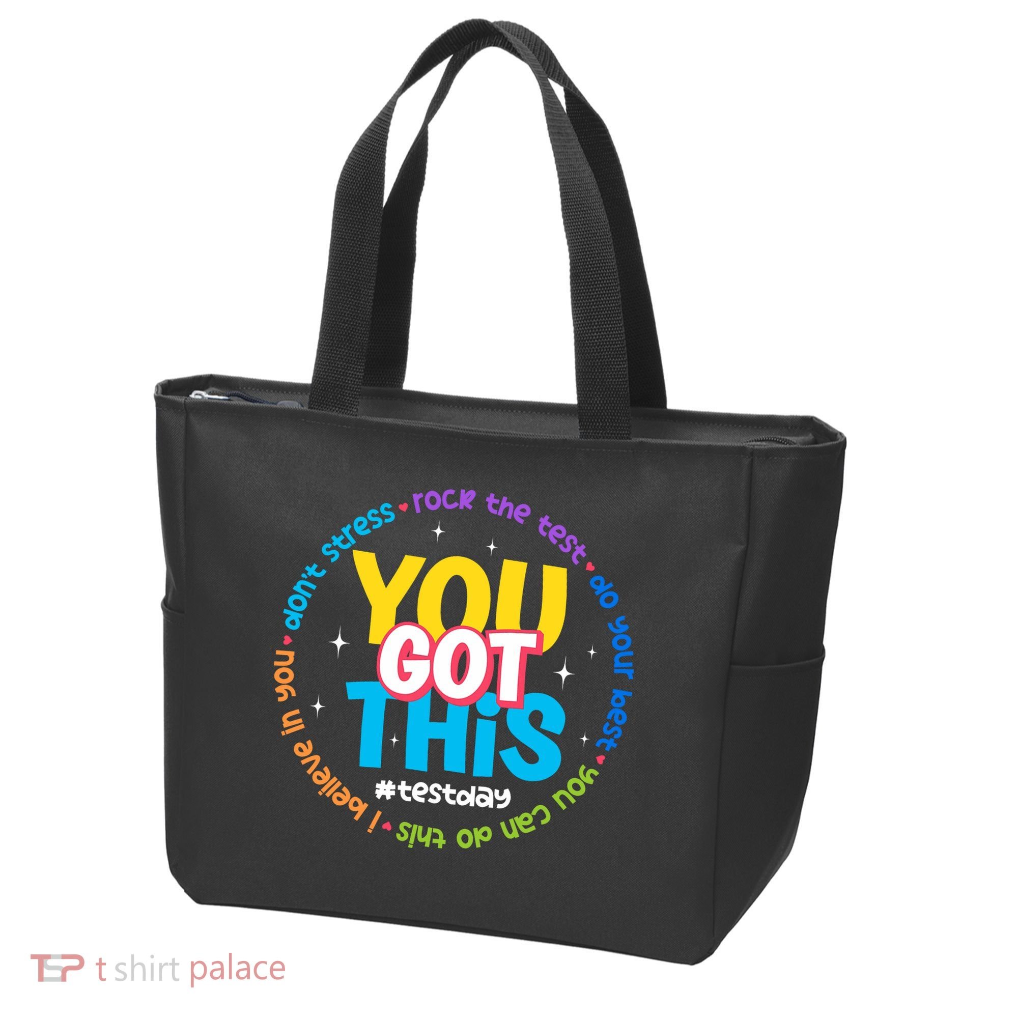 Test Day Rock The Test Teacher Testing Day You Got This  Tote Bag