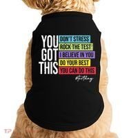 Test Day Rock The Test Teacher Testing Day You Got This  Doggie Tank thumb 0