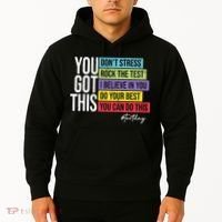 Test Day Rock The Test Teacher Testing Day You Got This  Hoodie thumb 2