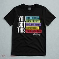 Test Day Rock The Test Teacher Testing Day You Got This  T-Shirt thumb 5