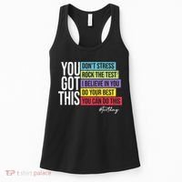 Test Day Rock The Test Teacher Testing Day You Got This  Women's Tank Top thumb 0