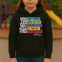 Test Day Rock The Test Teacher Testing Day You Got This  Kids Hoodie thumb 3