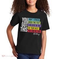 Test Day Rock The Test Teacher Testing Day You Got This  Kids T-Shirt thumb 2