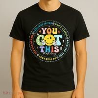 Test Day Rock The Test Teacher Testing Day You Got This T-Shirt thumb 3