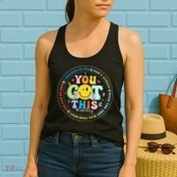 Test Day Rock The Test Teacher Testing Day You Got This Women's Tank Top thumb 2