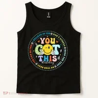 Test Day Rock The Test Teacher Testing Day You Got This Tank Top thumb 2