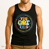 Test Day Rock The Test Teacher Testing Day You Got This Tank Top thumb 3