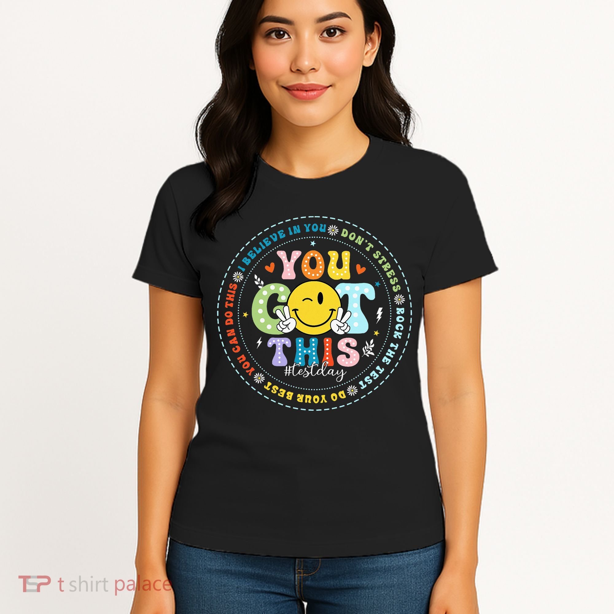 Test Day Rock The Test Teacher Testing Day You Got This Women's T-Shirt