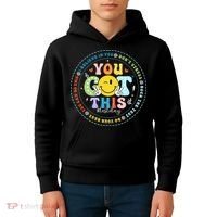 Test Day Rock The Test Teacher Testing Day You Got This Kids Hoodie thumb 4