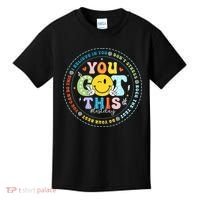Test Day Rock The Test Teacher Testing Day You Got This Kids T-Shirt thumb 0