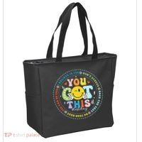 Test Day Rock The Test Teacher Testing Day You Got This Tote Bag thumb 2