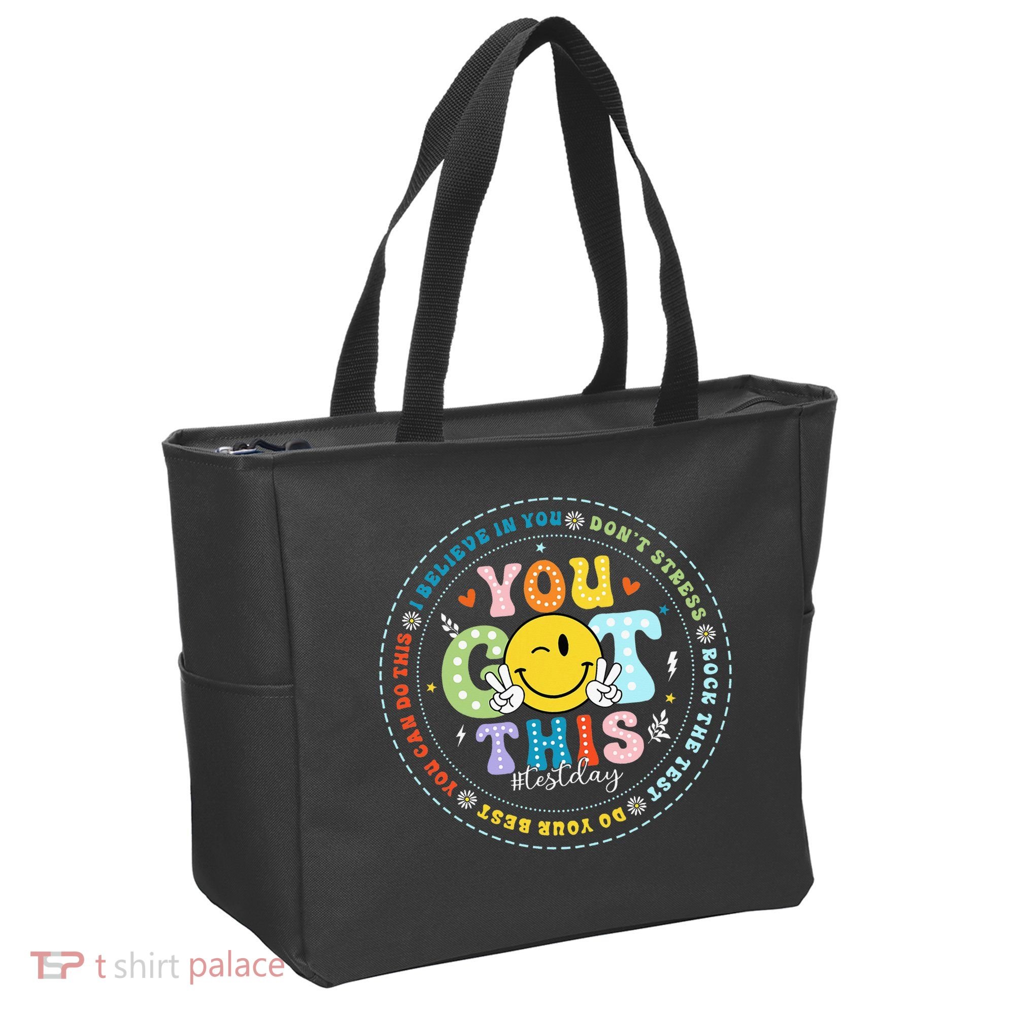 Test Day Rock The Test Teacher Testing Day You Got This Tote Bag