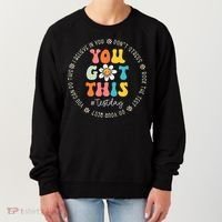Test Day Rock The Test Teacher Testing Day You Got This Women's Sweatshirt thumb 0