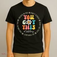 Test Day Rock The Test Teacher Testing Day You Got This T-Shirt thumb 3