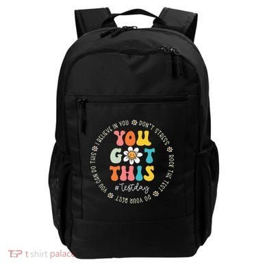 Test Day Rock The Test Teacher Testing Day You Got This Backpack
